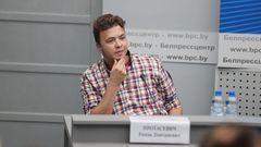 Raman Pratasevič zadržený běloruský novinář