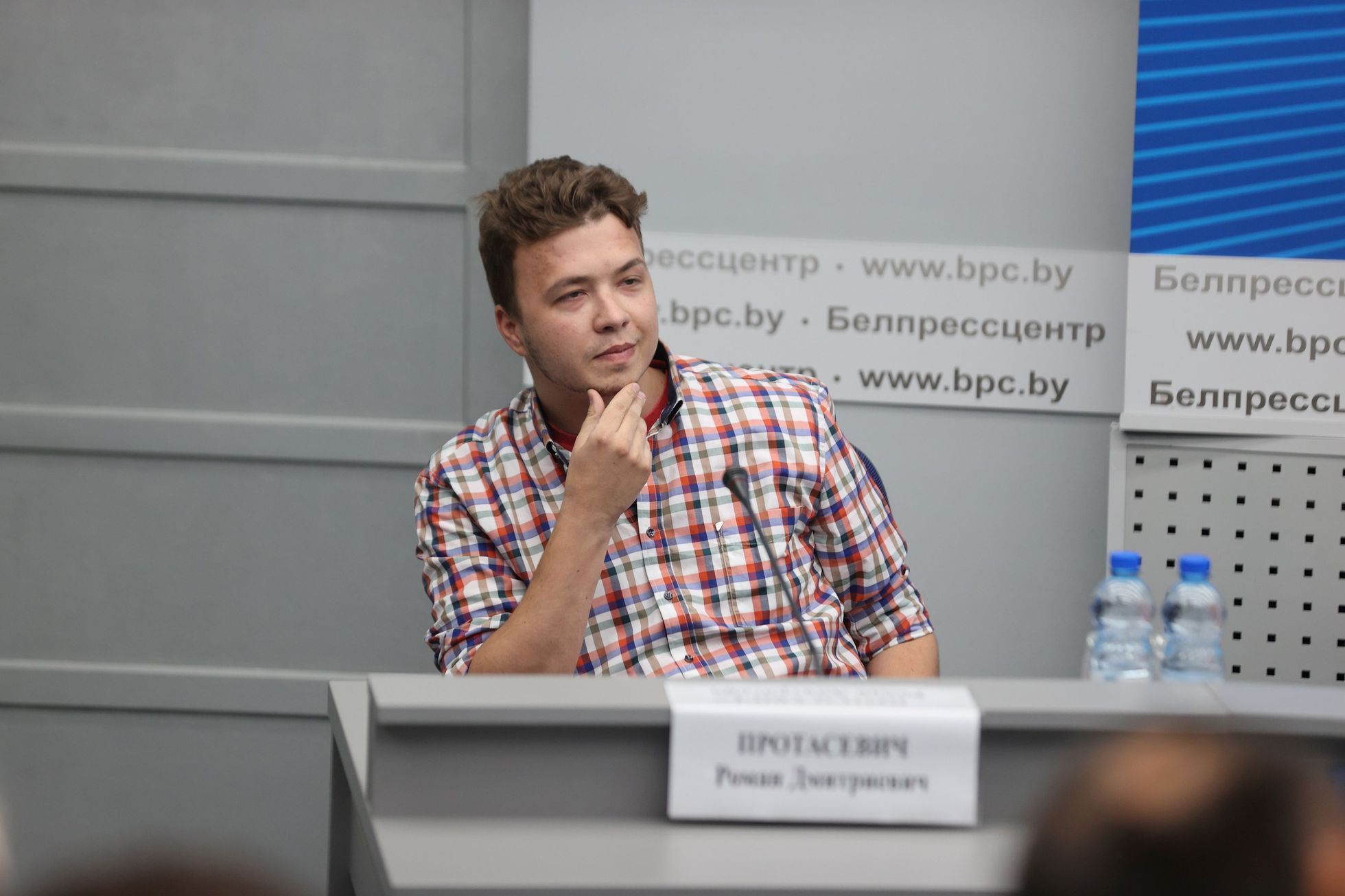 Raman Pratasevič zadržený běloruský novinář