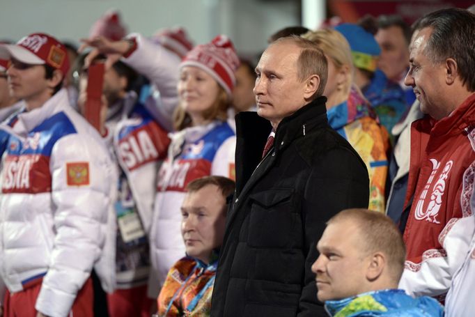 Vladimír Putin s ruskými paralympioniky