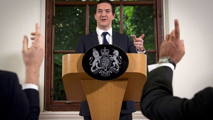 Britský ministr financí George Osborne