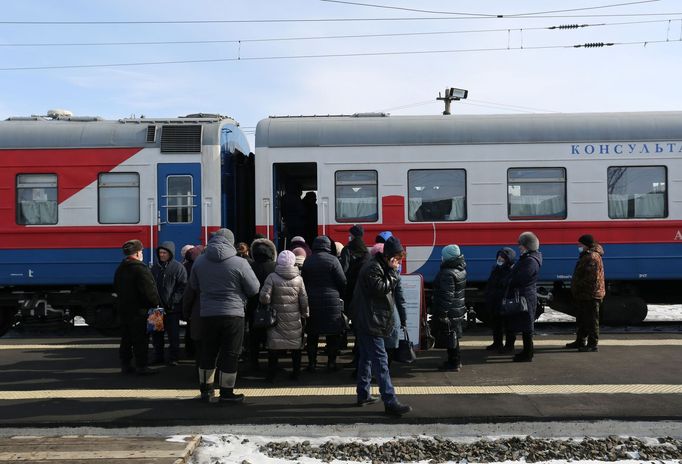 Očkování ruskou vakcínou Sputnik V probíhá například i ve zdravotnickém vlaku.