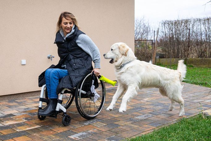 Romana Kolářová ve svém domově v Písnicích.