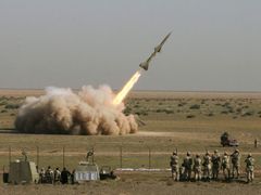 Zkouška íránských raket.