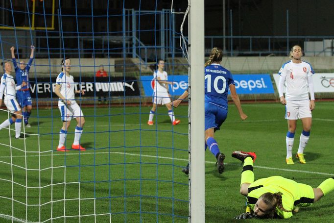 Fotbal žen ČR - Island