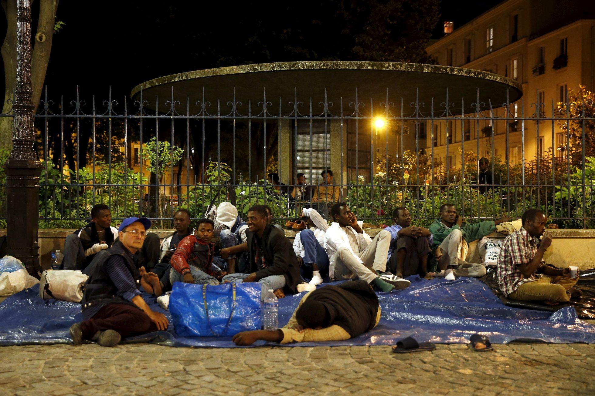 Francie - Paříž - Cesta do Evropy - uprchlíci