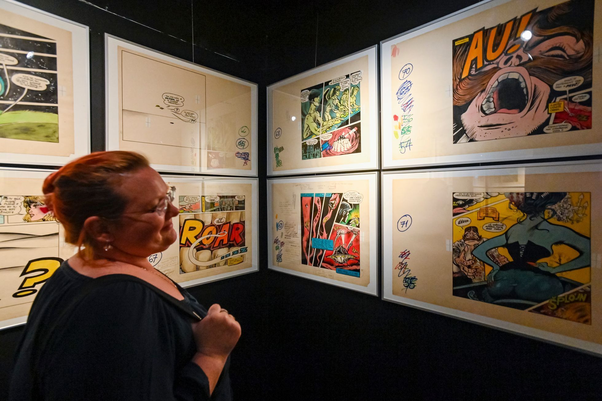 Kája Saudek: Muriel a andělé, Tančící dům, výstava, 2022