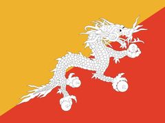 Stejně jako barvy na vlajce Bhútánu, také ve cvičných volbách se dostaly do druhého kola červená a žlutá strana