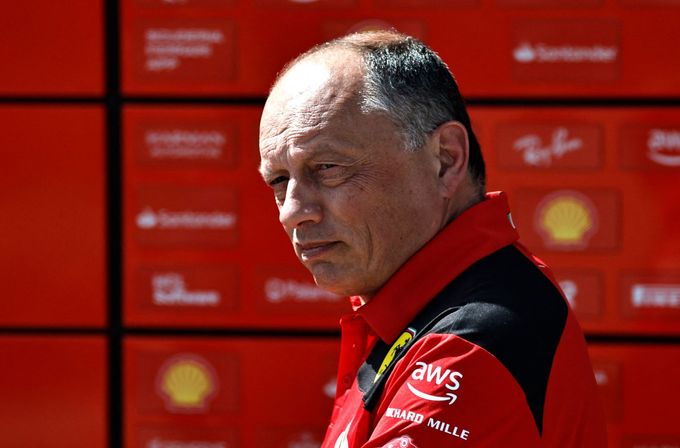 Testy F1 v Sáchiru 2023: Fred Vasseur, Ferrari