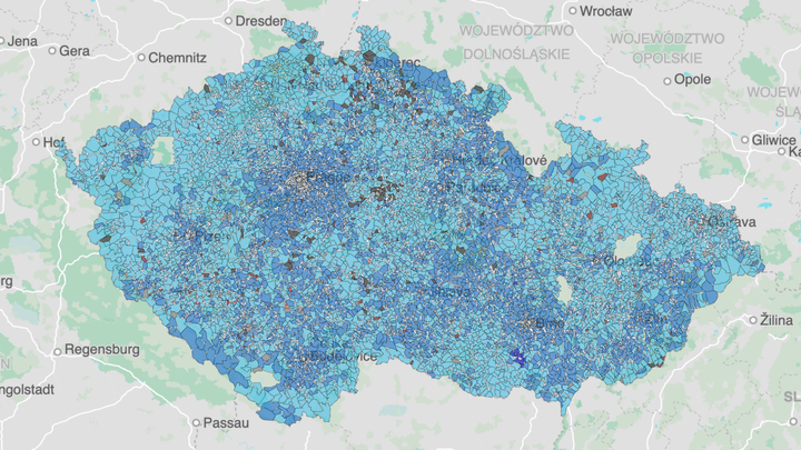 Jak volili vaši sousedé před čtyřmi lety? Proklikejte si nejpodrobnější mapu okrsků; Zdroj foto: Aktuálně.cz