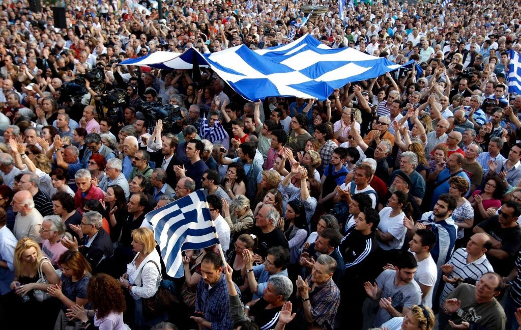 Protesty v Řecku 3