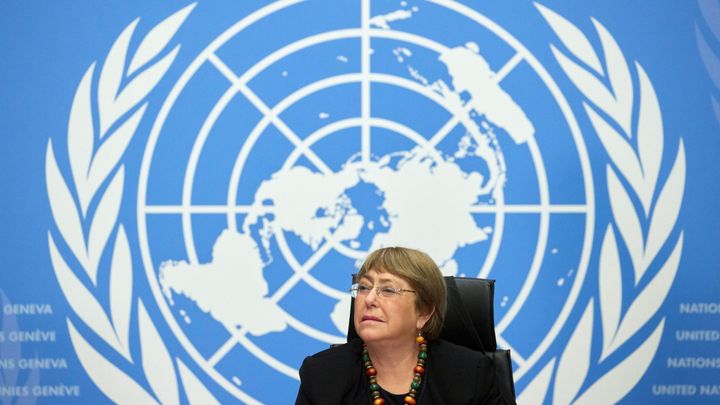 Izraelské nálety v Gaze mohou být válečné zločiny, řekla na jednání OSN Bacheletová; Zdroj foto: Reuters