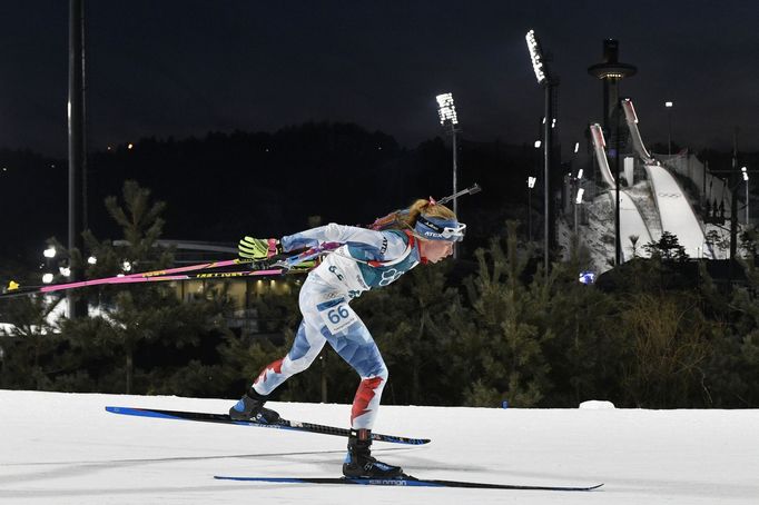 Markéta Davidová ve vytrvalostním závodě na ZOH 2018