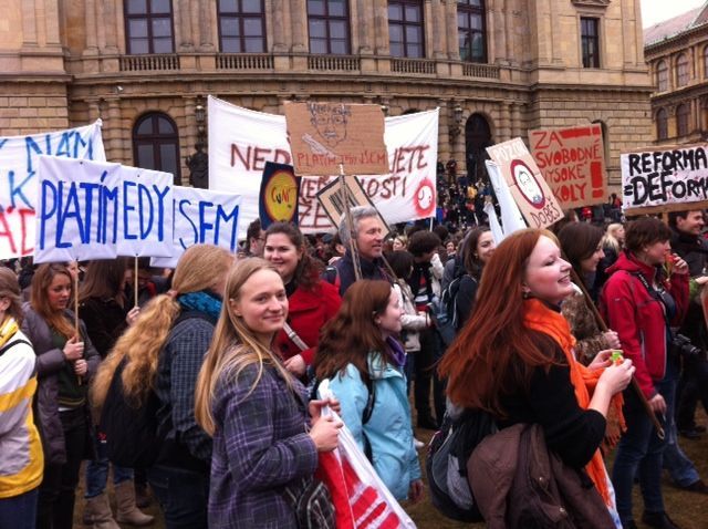 Týden neklidu - demonstrace v Praze