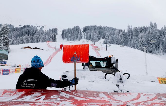 Záplavy sněhu v Lenzerheide