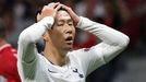 Son Hung-min ve finále fotbalové Ligy mistrů Tottenham - Liverpool