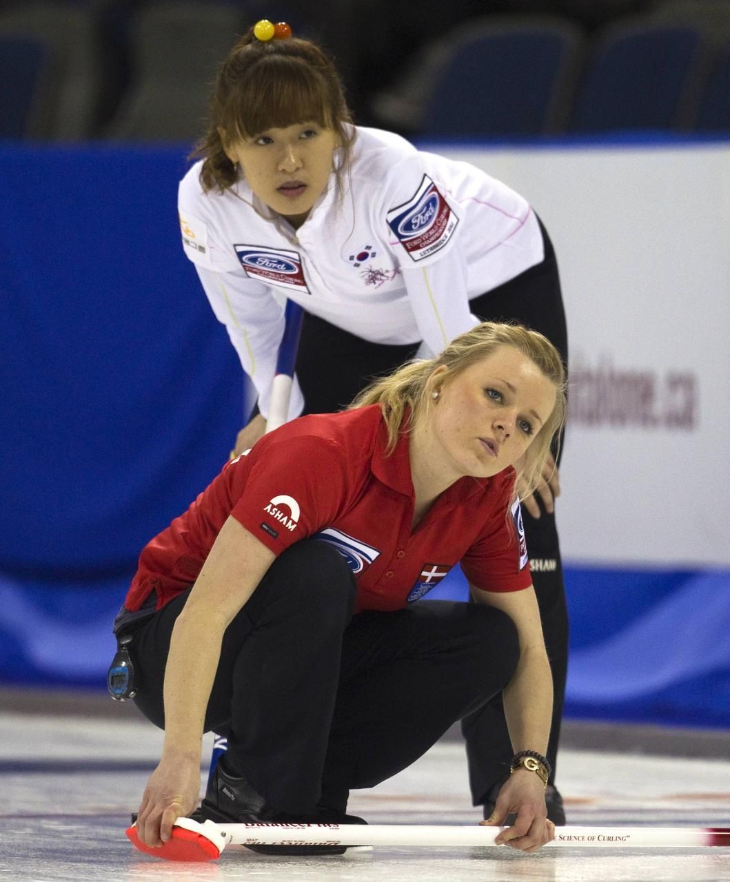MS žen v curlingu: Dánsko - Korea