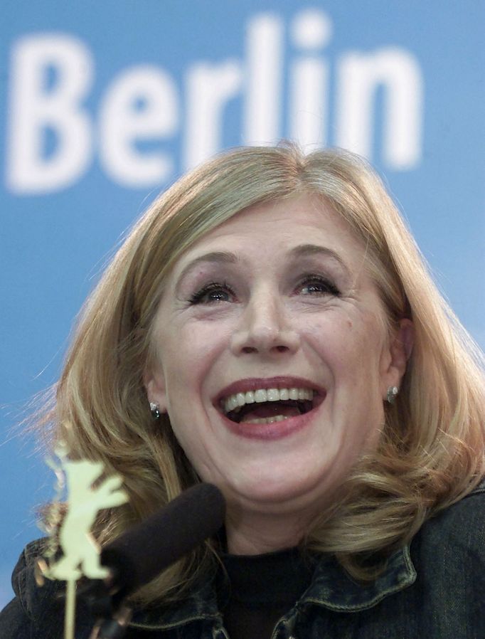 Zpěvačka Marianne Faithfull na festivalu Berlinale v roce 2001.