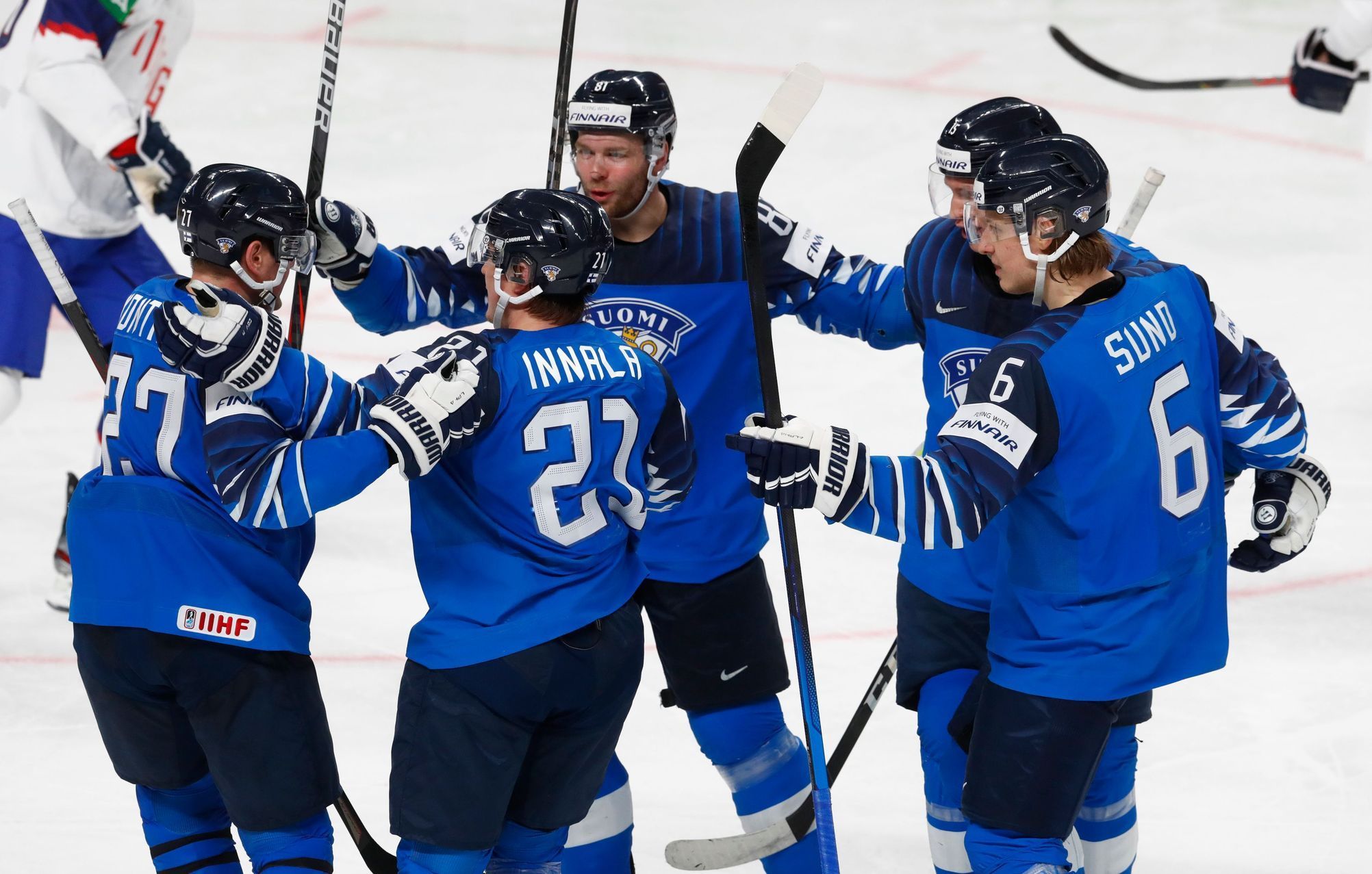 hokej, MS 2021, Finsko, radost
