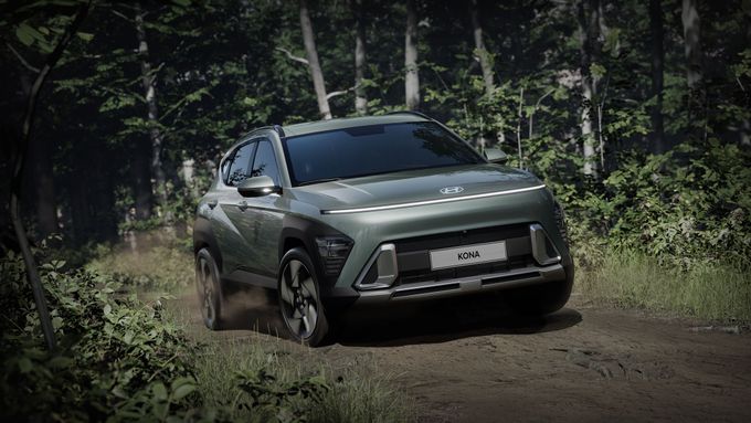 Jednou z designově výrazných novinek letošního roku je Hyundai Kona druhé generace.