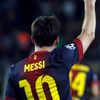 Barcelona - Spartak Moskva, Messi slaví gól