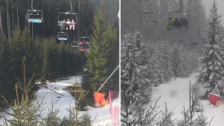 Na českých horách pořádně chumelilo. Sledujte přírůstek sněhu oproti včerejšku