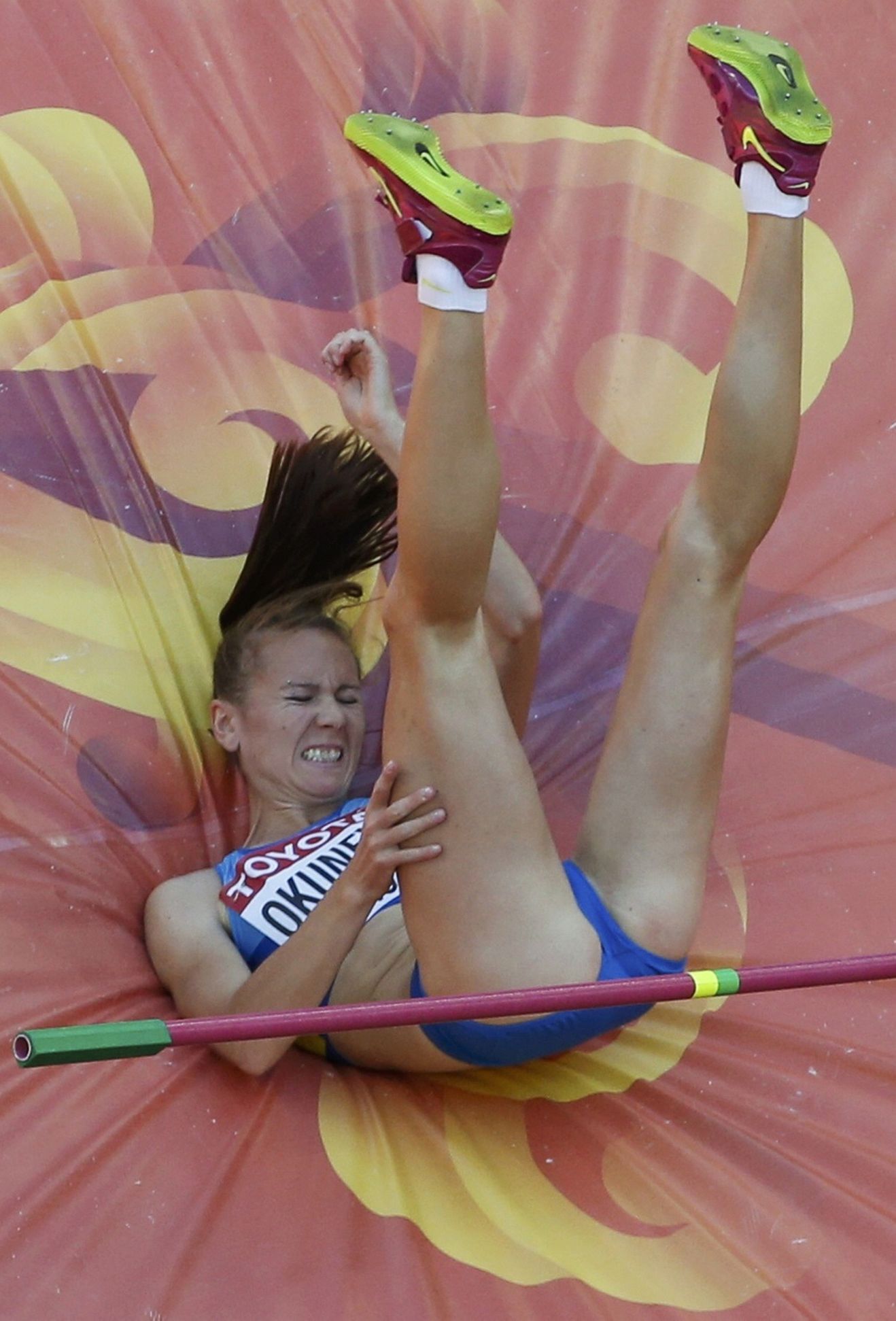 MS v atletice 2015: Oksana Okuněvová, výška