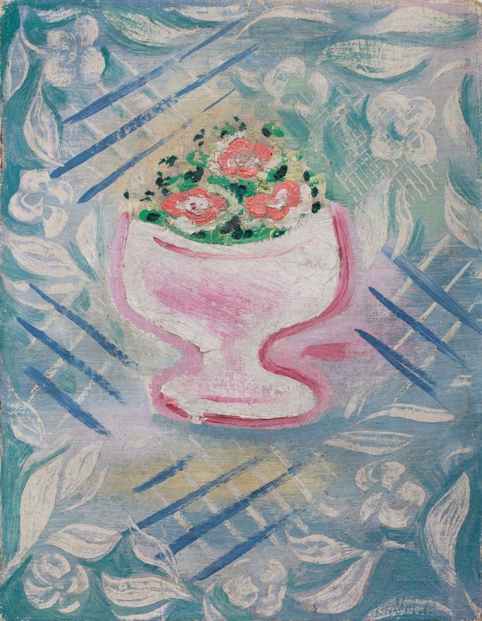 Josef Čapek: Váza s květinami, 1922 až 1923.