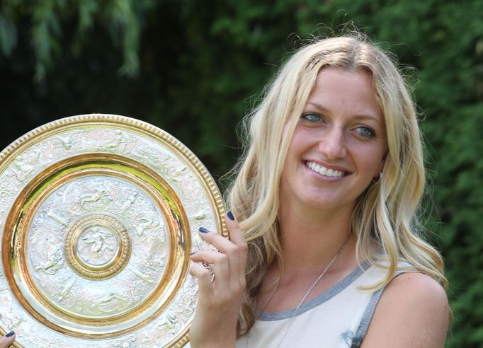 Petra Kvitová se vrátila z Wimbledonu 2014