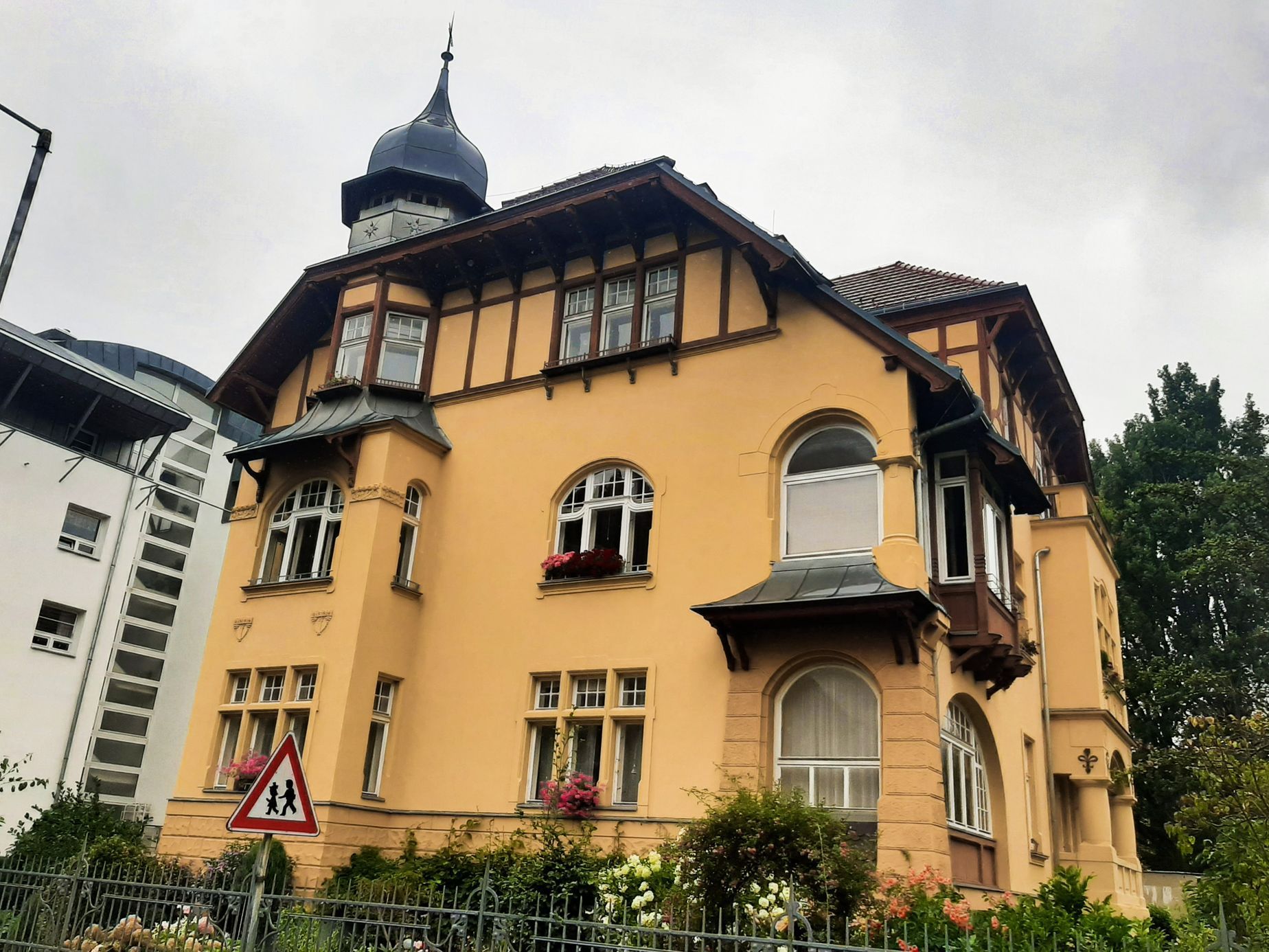 Liberec, vila, vycházky, architektura
