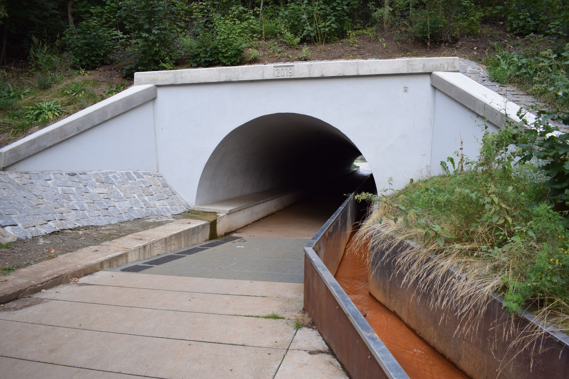 Kadaň, Ústecký kraj, reportáž, Rooseveltovy sady, park, potok