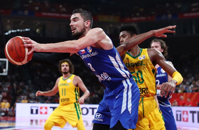 basketbal, MS 2019, Česko - Brazílie, Tomáš Satoranský