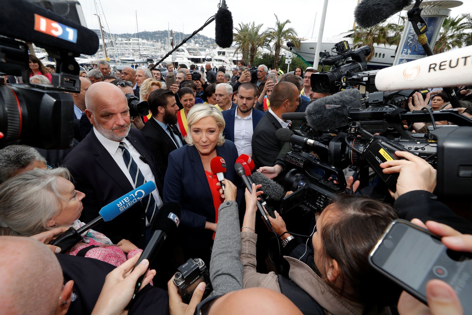 Marine Le Pen Penová Populisti Nice Národní fronta