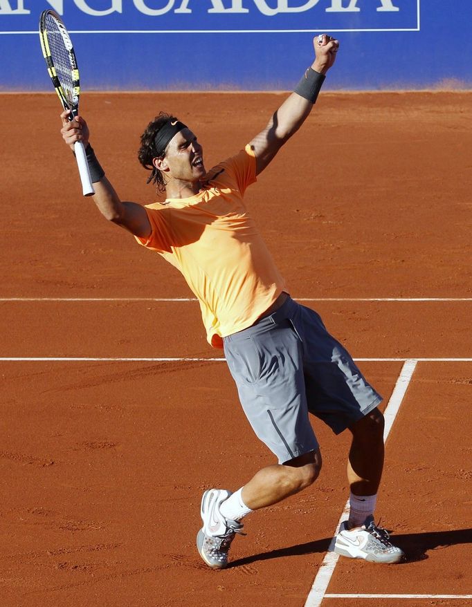 Rafael Nadal, vítěz turnaje ATP v Barceloně