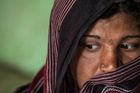 Jedna z afghánských žen.