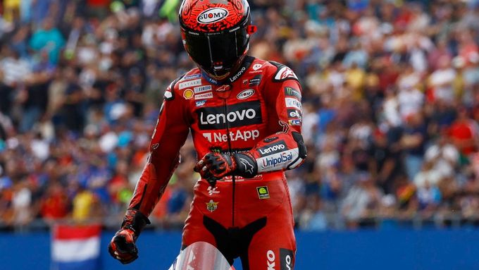 Francesco Bagnaia, Ducati při VC Nizemska MotoGP 2024