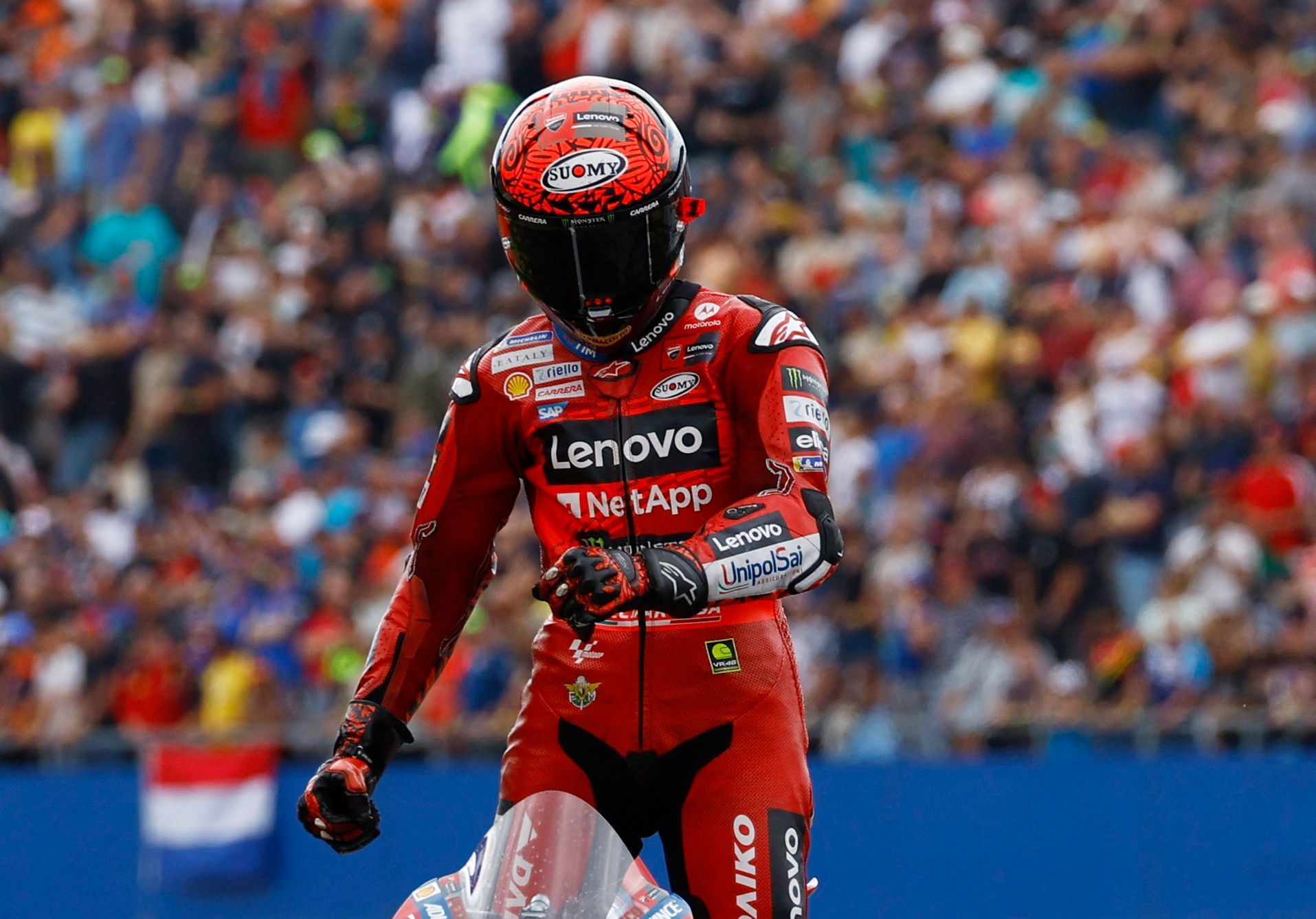 Francesco Bagnaia, Ducati při VC Nizemska MotoGP 2024