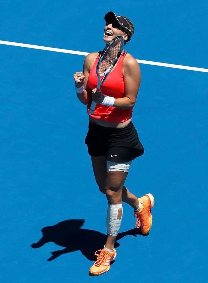 Mirjana Lučičová-Baroniová ve čtvrtfinále Australian Open