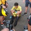 Zklamaný Primož Roglič v cíli 20. etapy Tour de France