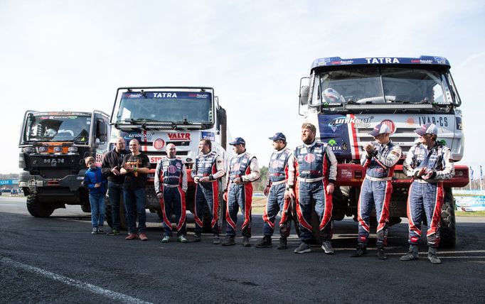 Dakar Setkání 2016: Robert Randýsek, MAN, David Vršecký a Martin Kolomý, Tatra