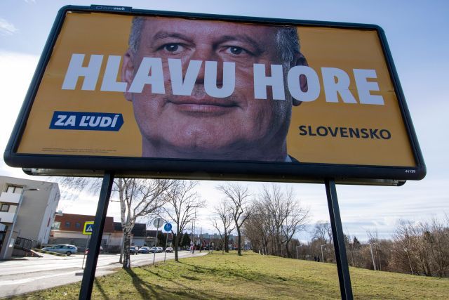 Andrej Kiska předvolební billboard