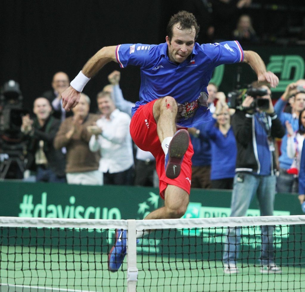 Čeští tenisté vyhráli Davis Cup 2012 (Radek Štěpánek)