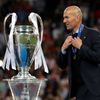 fotbal, Liga mistrů 2017/2018, Real Madrid - Liverpool, trenér vítězného Realu Zinedine Zidane