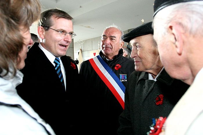 Slavnostní nástup ke Dni veteránů na Vítkově
