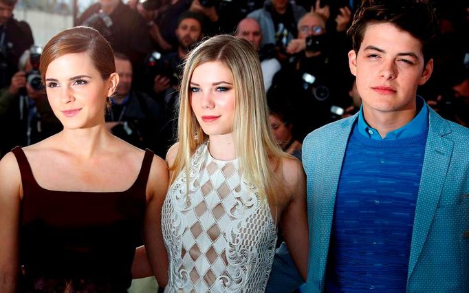 Emma Watson, Claire Julien and Israel Broussard