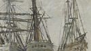 Claude Monet: Oprava lodí.