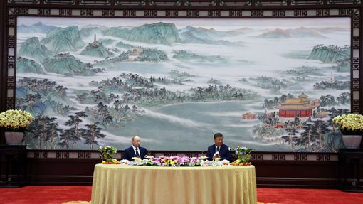 Setkání Vladimira Putina se Si Ťin-pchingem v Pekingu