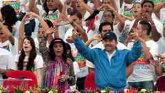 Nikaragua: Daniel Ortega s manželkou Rosario Murillo
