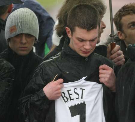 Pohřeb fotbalisty George Besta