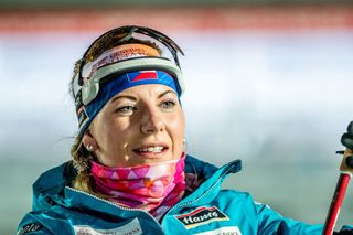 Trénink biatlonistů před startem SP 2020/21 v Kontiolahti: Lucie Charvátová.