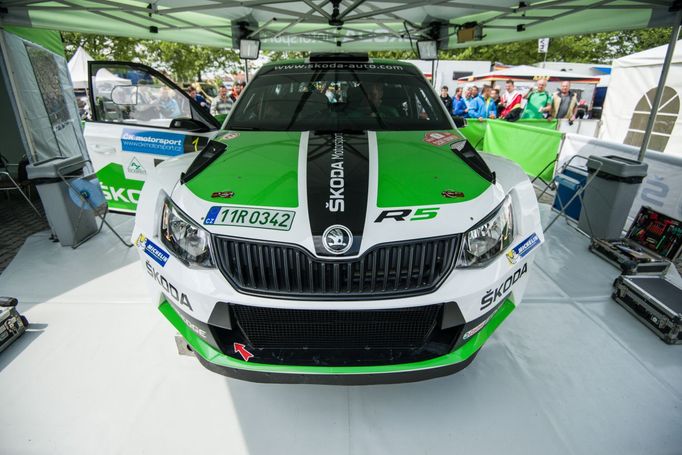 Rallye Český Krumlov 2015: Jan Kopecký - Pavel Dresler, Škoda Fabia R5